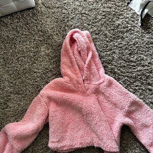 Cozy Pink Fleece Hoodie for Kids